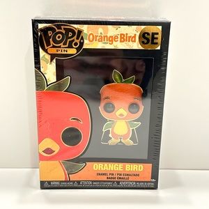 Disney Orange Bird Funko Pop pin 3" Pin‎  Boxed Enamel Limited Adventureland